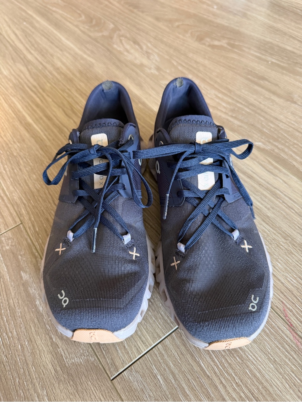 On Cloud X 3 Women Running Shoe Size 8 Iron/Fade athletic Sneakers - Picture 4 of 9
